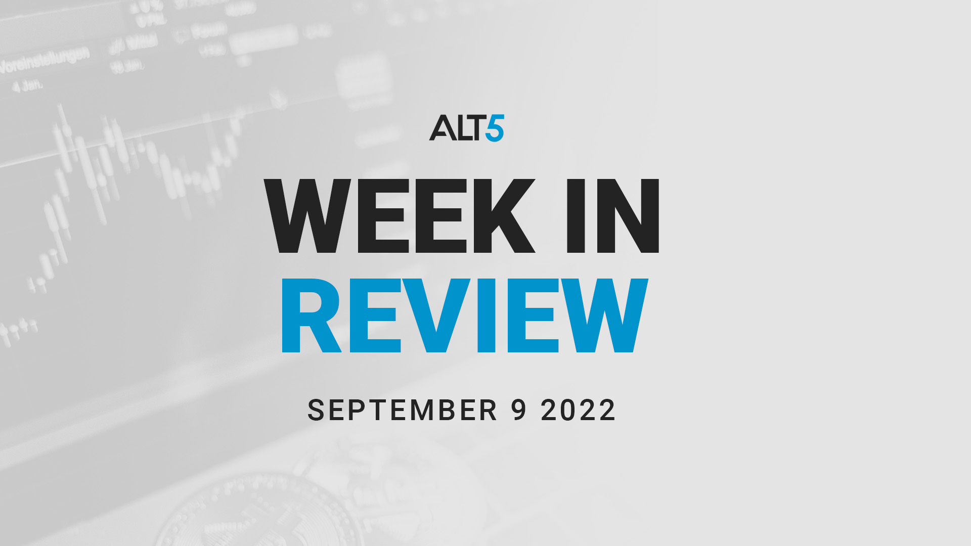 Week in review: September 9 2022 - Will Bitcoin stay above the $20k level?